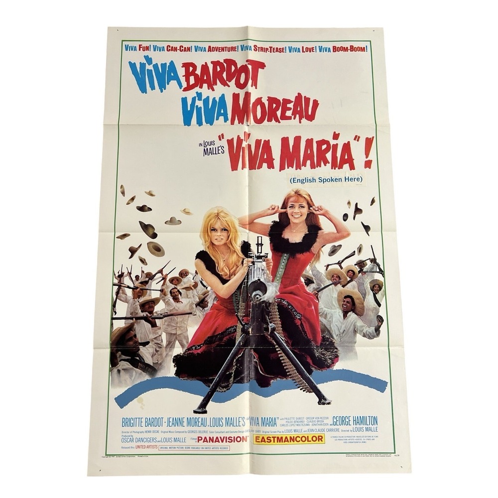 Viva Maria Original 1sh Movie Poster 1965 27x41 Vintage
